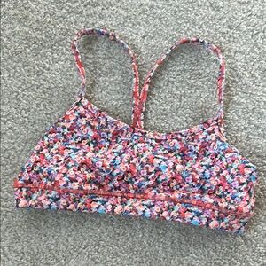 Lululemon Floral Print Sports Bra